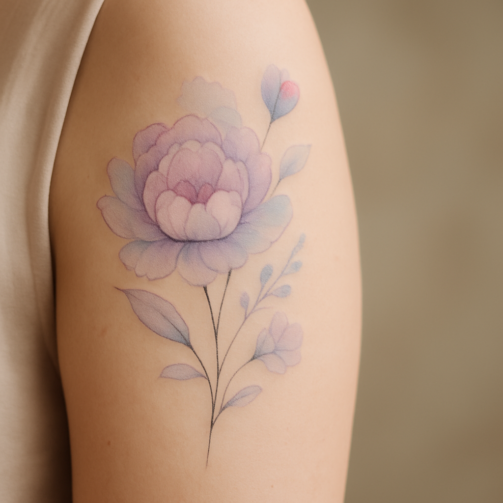 Aquarell-Farbverläufe Tattoos: Trends bei tattoo-jack.net